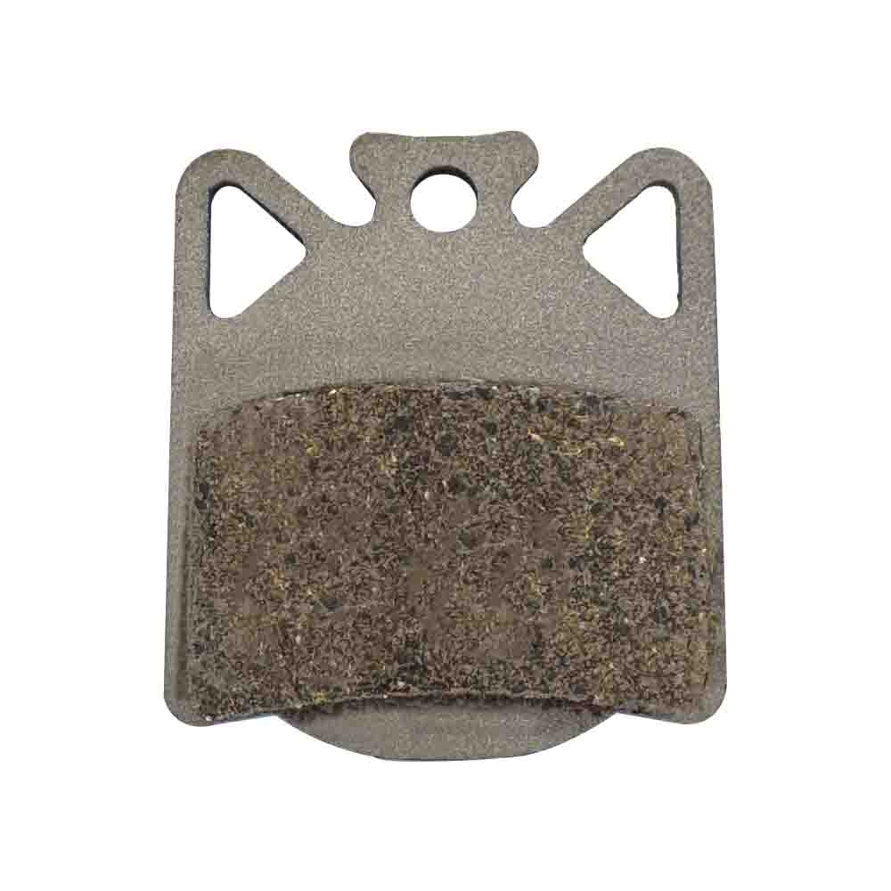 Campagnolo titanium disc brake pads showing quiet compound