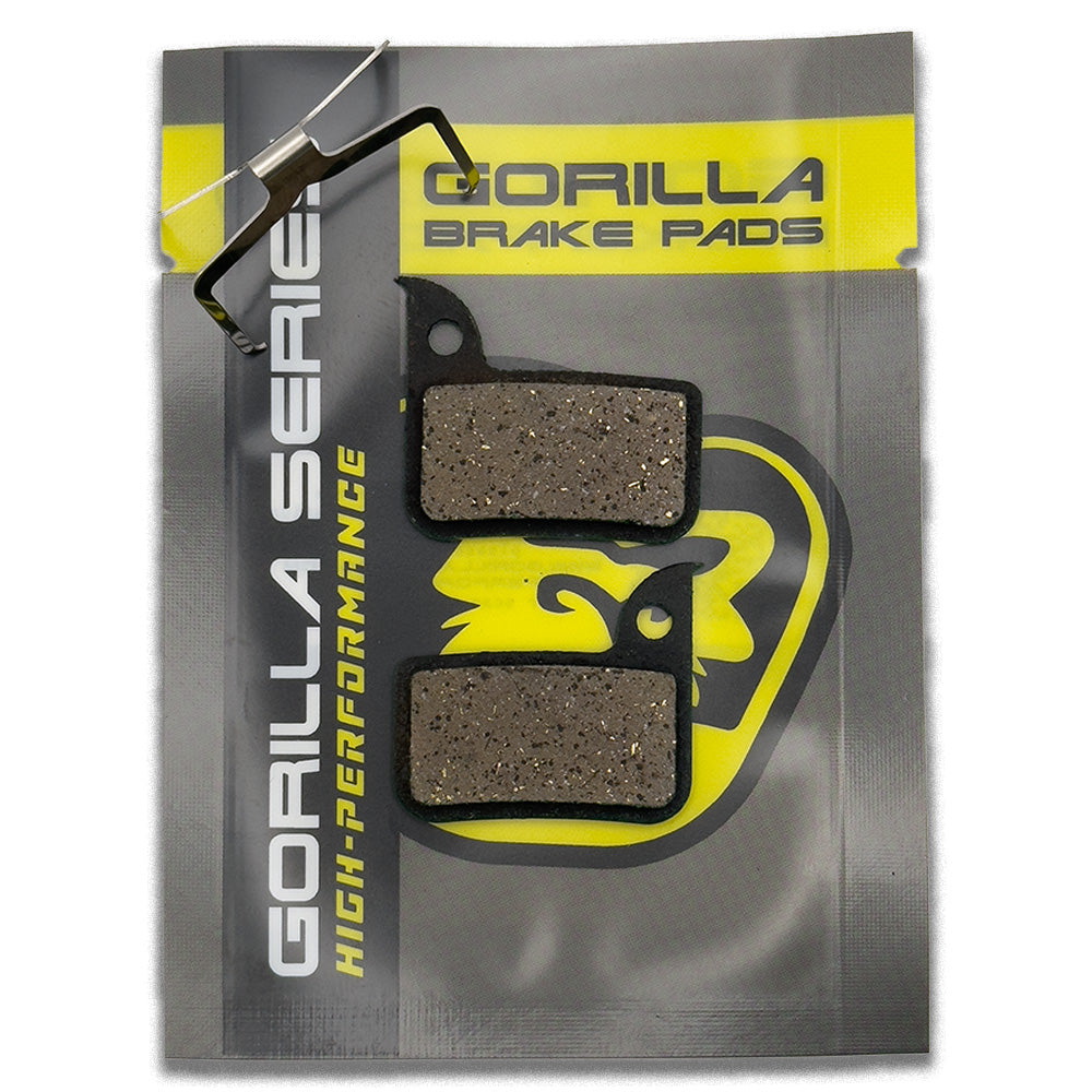 SRAM RED / Force / Rival 1 & 22 HRD / Level ULT – Factory Racing Disc Brake Pads (Small Asymmetric) | Gorilla Brakes
