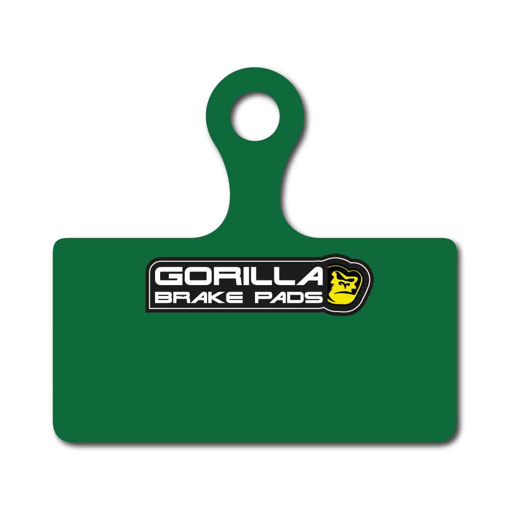 Gorilla Brakes Ceramic pads for Shimano Deore XT M8100, SLX M7100, Alfine, Metrea, and other G-Type/J-Type calipers