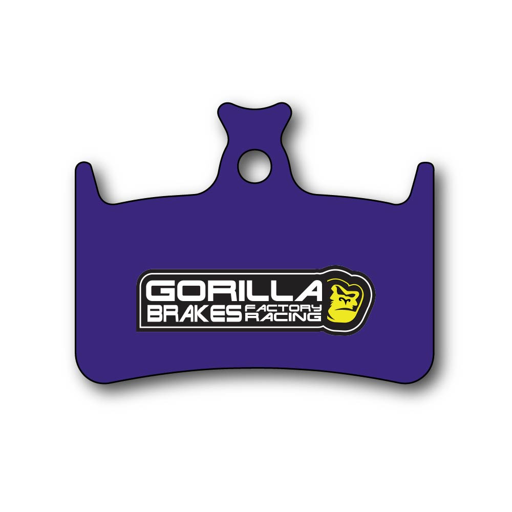 Gorilla Brakes Factory Racing Stealth brake pads for Hope RX4+ and RX4-SH, HBSP323, 37 mm reference