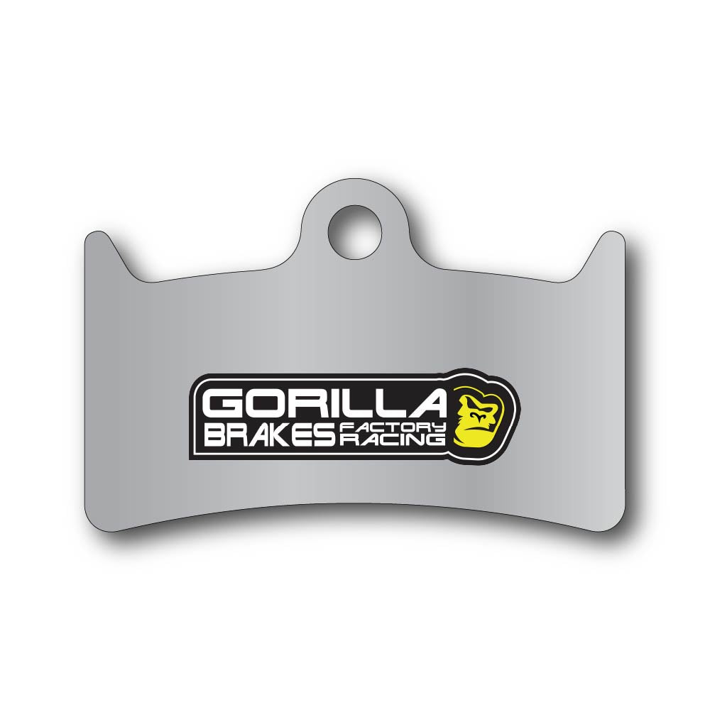 Gorilla Brakes Factory Racing Organic disc brake pads for Hope V4, GR4, TR4 4-piston calipers