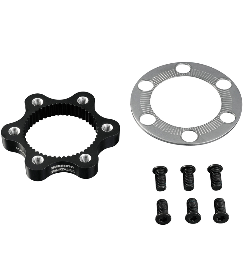 Adaptateur de disque de frein à 6 boulons SHIMANO SM-RTAD05 pour moyeu à verrouillage central