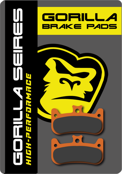 Introducing Gorilla Brakes' Special Formula: Composite Metal Sintered Brake Pads for Formula Cura 4 Disc Brakes