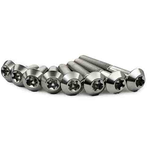 Button Head Titanium Bolts