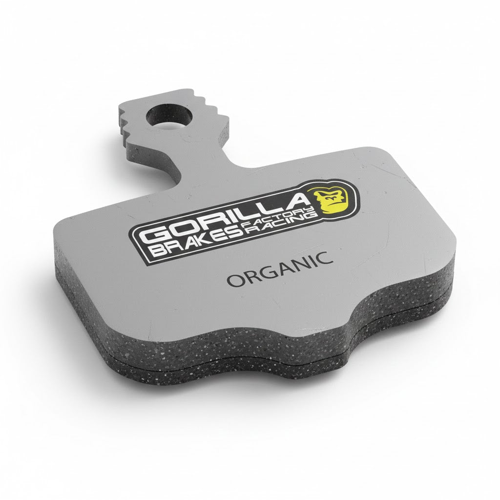 Gravel Bike Brake Pads for SRAM disc brake calipers by gorilla brakes 