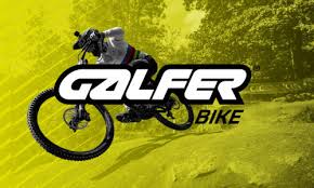 Galfer Bike logo with mountain biker – Galfer rotors and brake pads