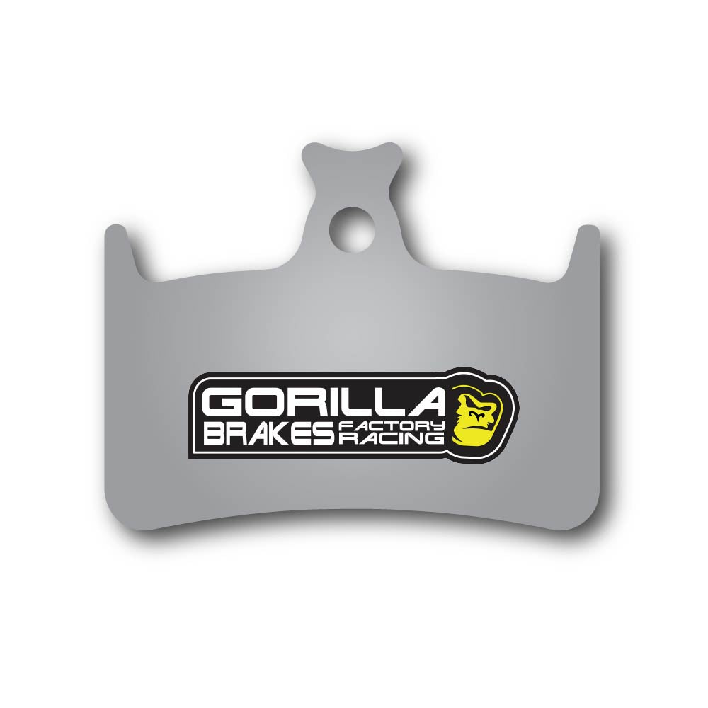 Gorilla Brakes Factory Racing organic disc brake pad for HOPE calipers – copper-free performance with vibration damping for trail and e-bike use