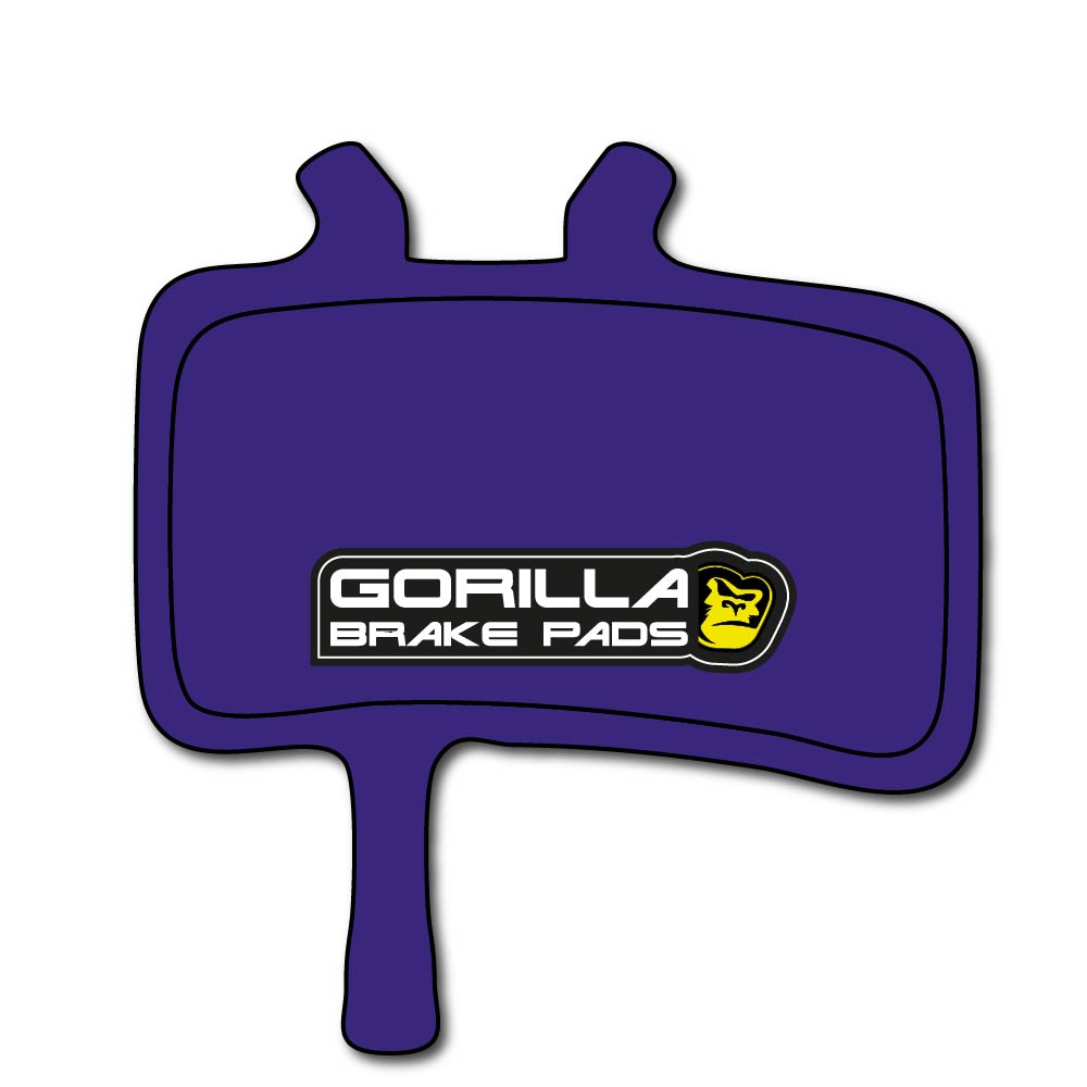 Gorilla Brakes replacement pads for SRAM BB5 and BB7 mechanical disc brakes – ideal for classic MTB, gravel, and commuter builds