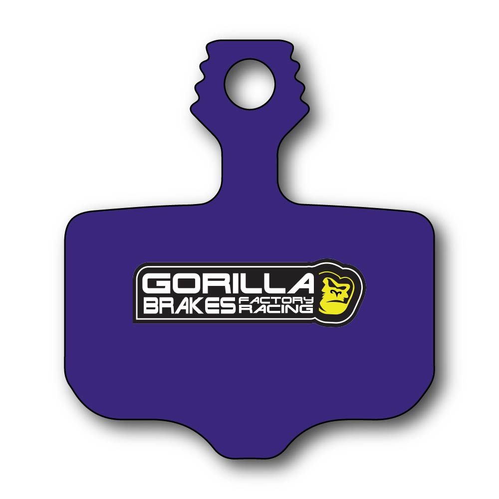 Gorilla Brakes pads for SRAM Level, RED, Force, Rival, Apex, and S-Series small 2-piston calipers – ideal for road, gravel, and XC bikes