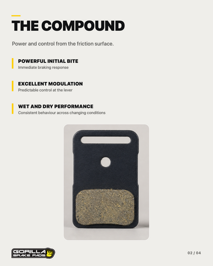 Enduro Pro Ultimate compound information for Shimano road and gravel disc brake pads