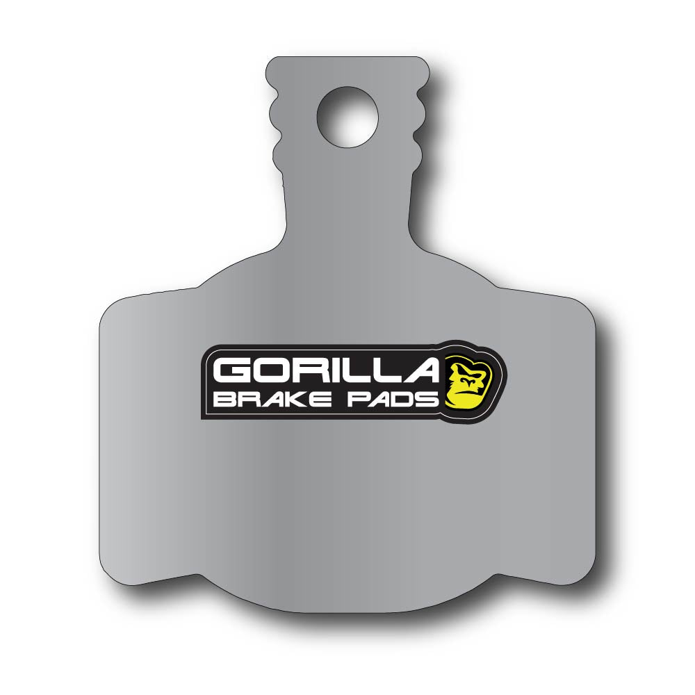 Semi-metallic compound with Aluminium back plate for Magura Mt2 brakes 