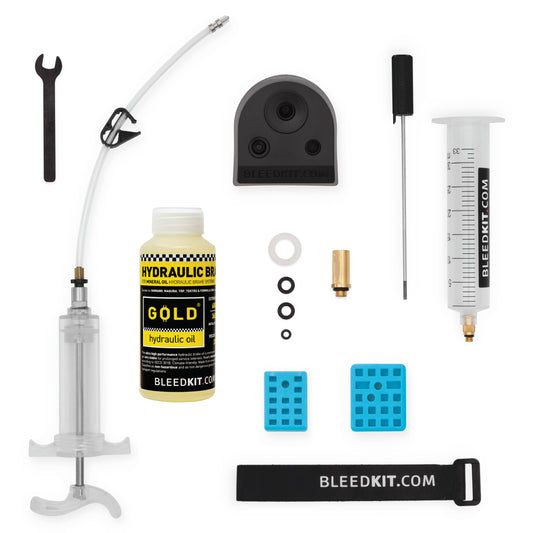 BLEEDKIT SHIMANO WORKSHOP Bleed Kit GOLD (INC FLUID) for all SHIMANO Brakes