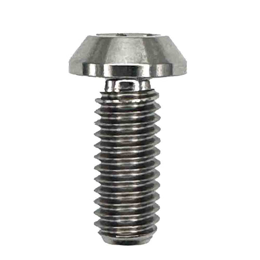 M6 x 15mm titanium button head bolt – low-profile, corrosion-resistant bolt for MTB disc brake caliper