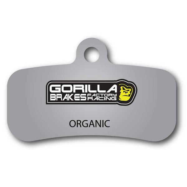 Factory Racing Organic disc brake pads for RideRever Attack-XS, Attack-XU, Cargo-X and Attack-XR 4-piston brakes – Gorilla Brakes