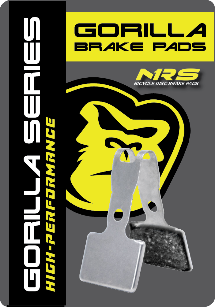 Gorilla Brakes NRS One Disc Brake Pads - Compatible with Shimano Road, Gravel, and Adventure Series