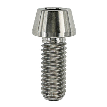 M6 Tapered Head Titanium Bolts