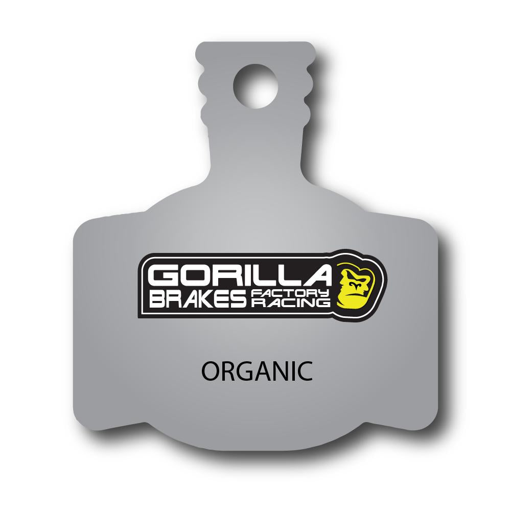 Gorilla Brakes Factory Racing Organic disc brake pads for Magura CMe4, MT Sport, MT4, MT6, MT8