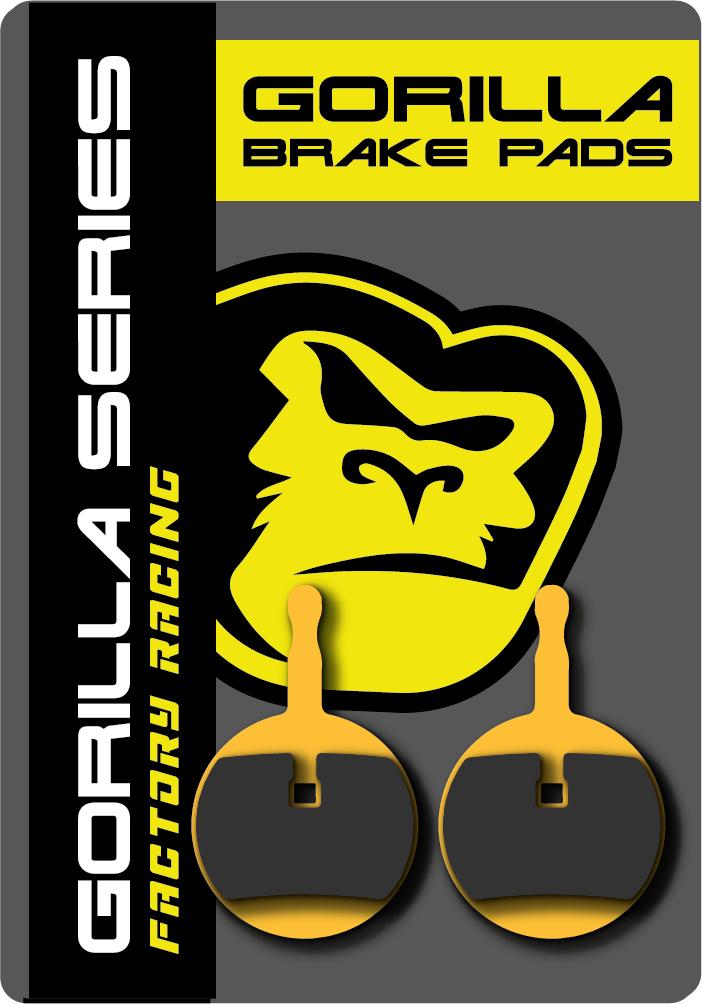 Plaquettes De Frein Organiques Gorilla Bikes - Compatibles Shimano XTR, XT, SLX, Deore, Saint, Hone - Haute Performance