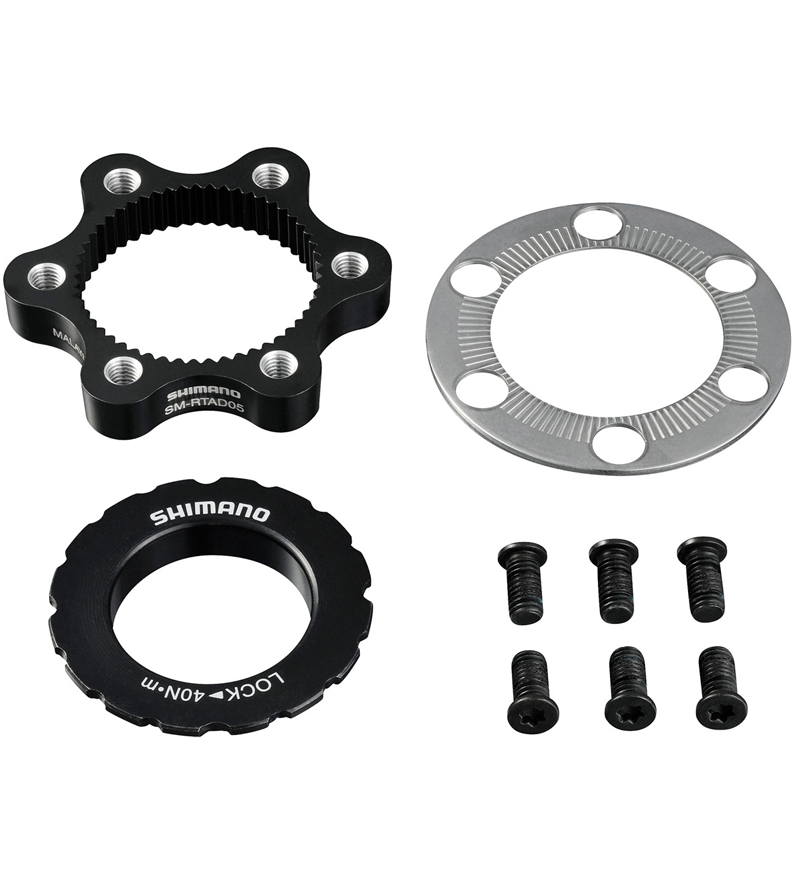 SHIMANO SM-RTAD05 6-bolt rotor to Centre-Lock hub disc adapter