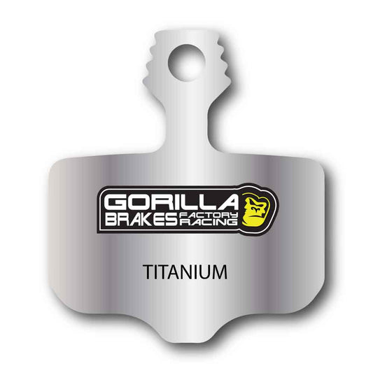 SRAM Small Brake Pads – Gorilla Brakes Titanium Disc Brake Pads