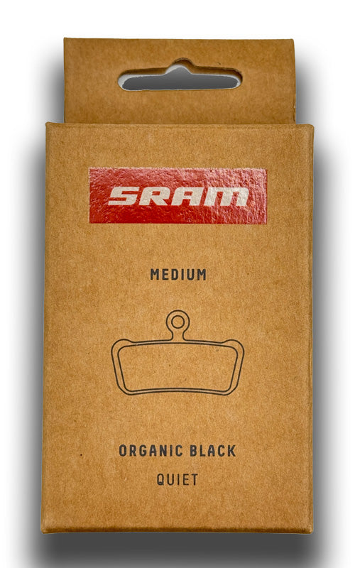 SRAM DISC BRAKE PADS - MEDIUM ORGANIC QUIET TRAIL GUIDE G2