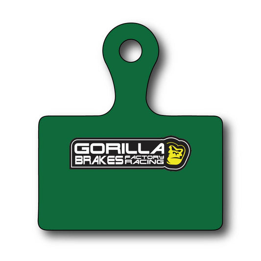 Gorilla Brakes Factory Racing Tektro F10BS and F10XS disc brake pads – smooth, powerful braking for HD-R510 and HD-R310 road disc brakes
