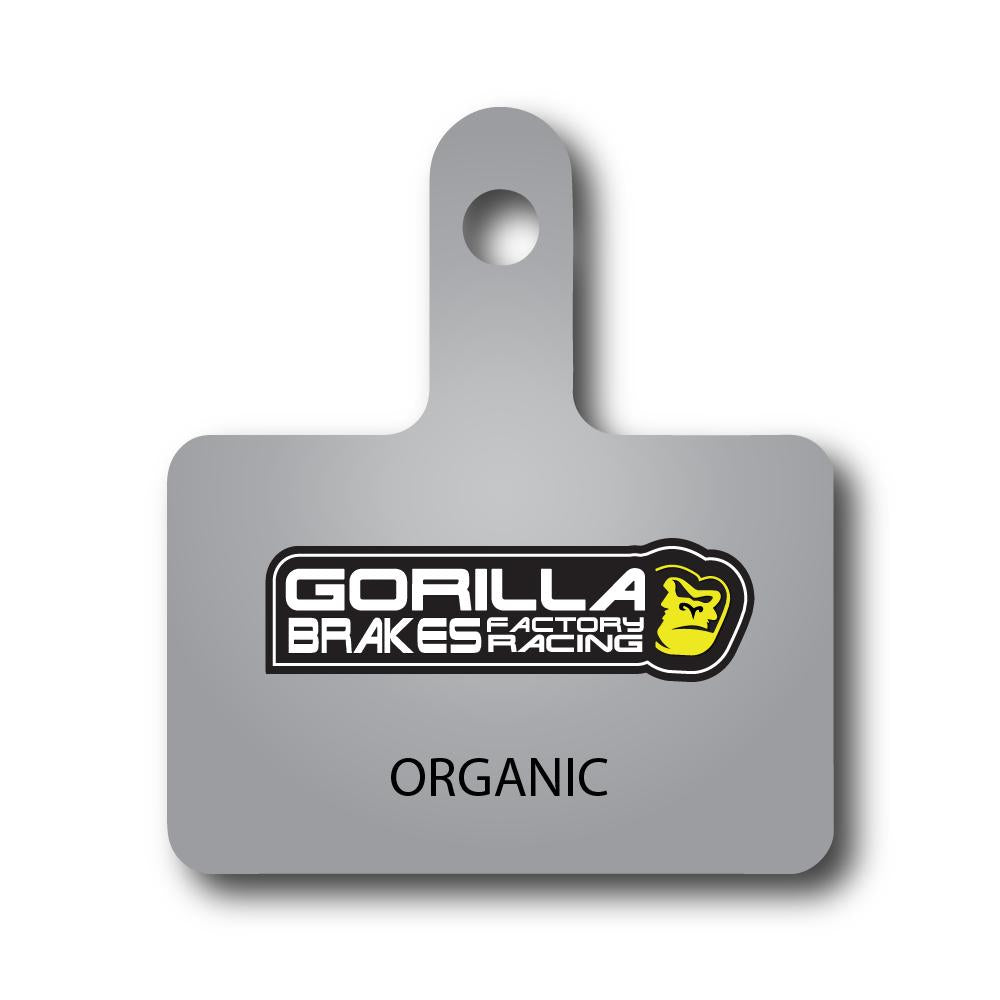 Copper-free organic brake pads compatible with Shimano MT200, MT410, MT500 and more