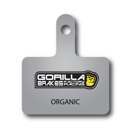 Copper-free organic brake pads compatible with Shimano MT200, MT410, MT500 and more