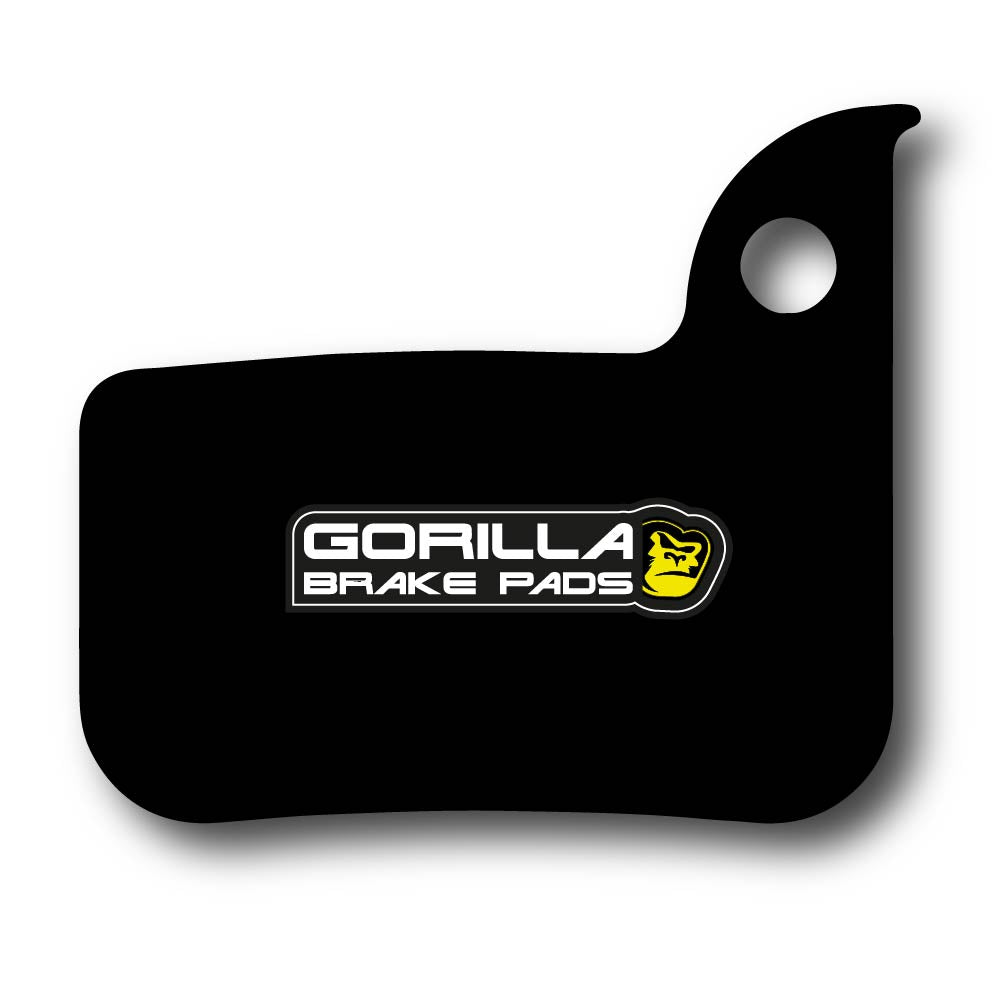 Gorilla Brakes Enduro Pro Resin disc brake pads for SRAM RED, Force, S-900, Level TLM and Ultimate asymmetric fit

