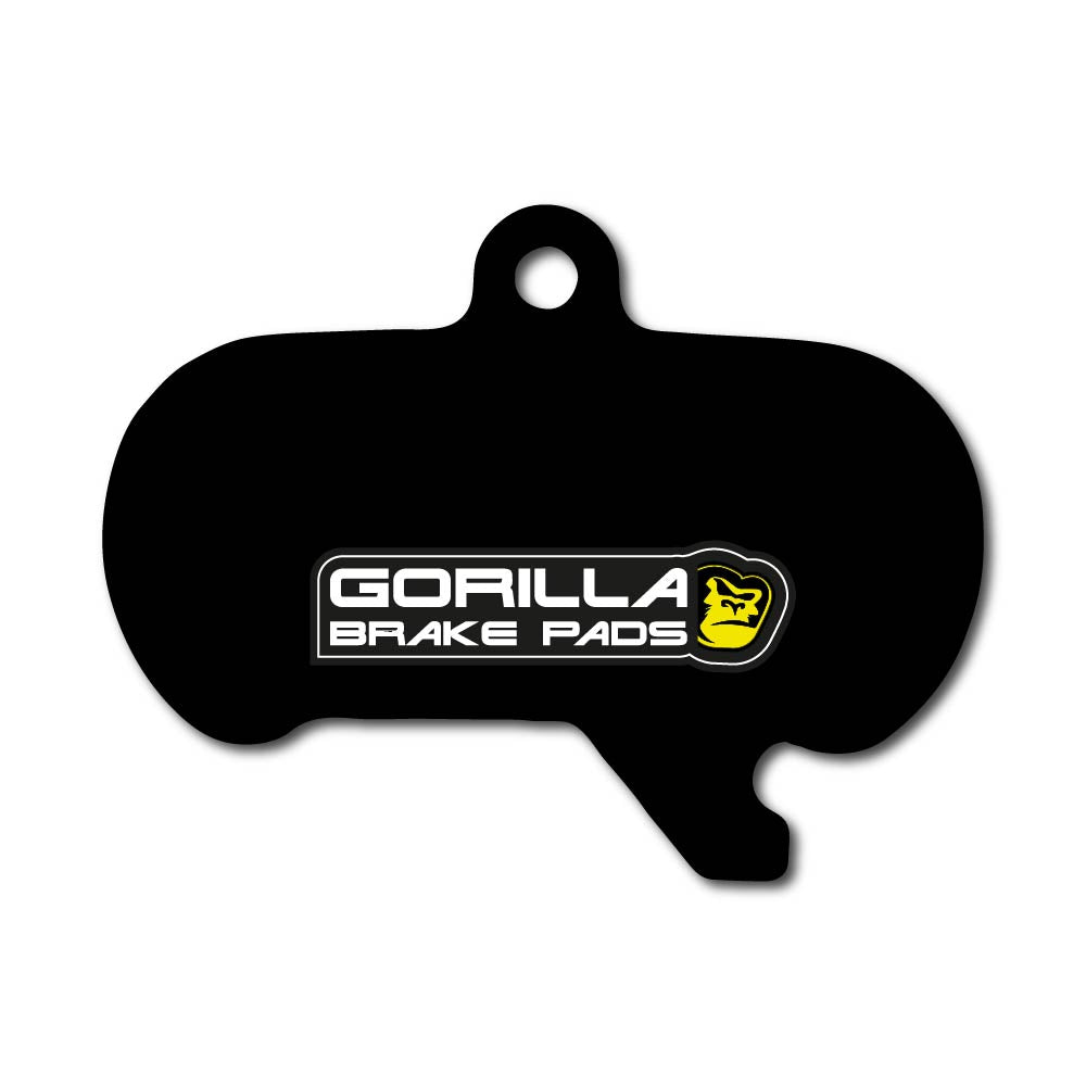 Gorilla Brakes Enduro Pro Resin disc brake pads for SRAM Maven Ultimate, Silver, Bronze
