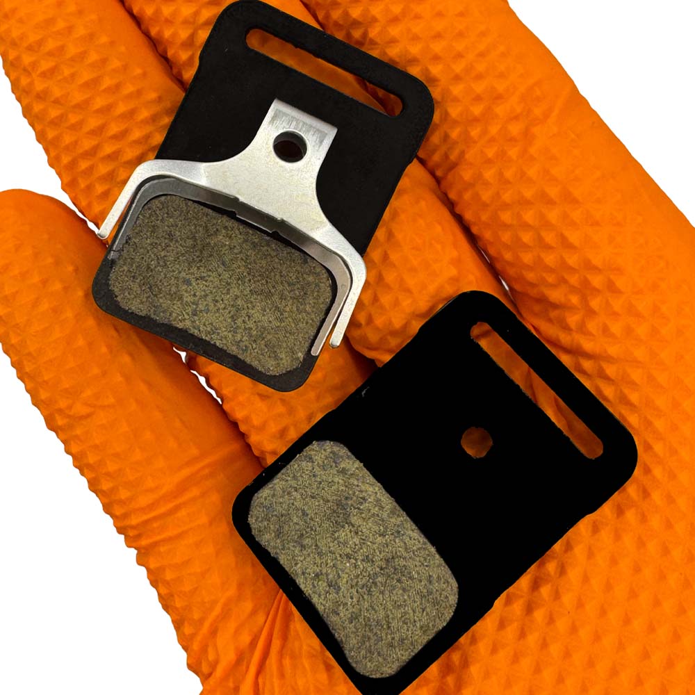 Pair of Gorilla Brakes Enduro Pro Ultimate finned aluminium brake pads for Shimano GRX, 105, Ultegra and Dura-Ace hydraulic disc brakes