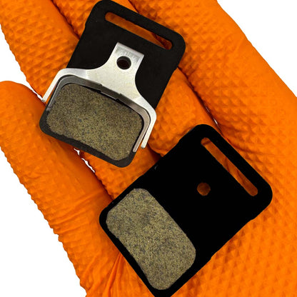 Pair of Gorilla Brakes Enduro Pro Ultimate finned aluminium brake pads for Shimano GRX, 105, Ultegra and Dura-Ace hydraulic disc brakes