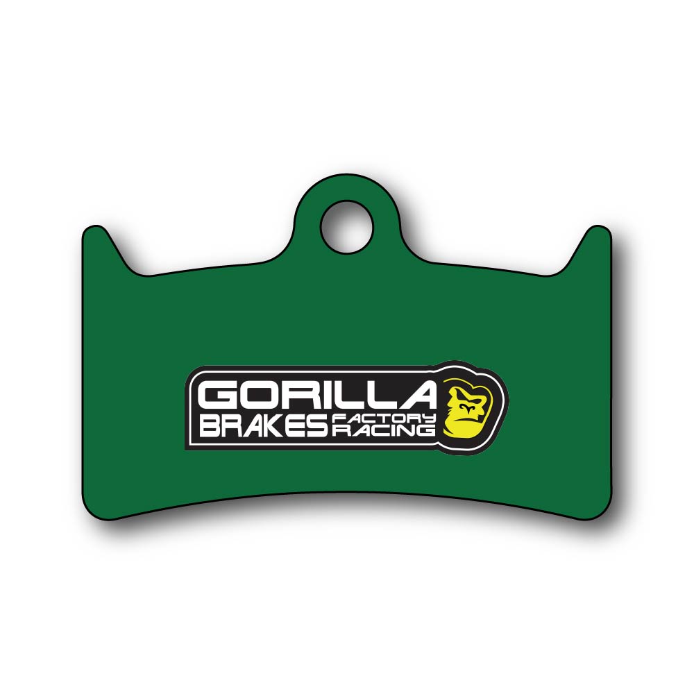 Gorilla Brakes Factory Racing Hope V4, TR4 and GR4 disc brake pads – high performance braking for downhill, enduro and eMTB
