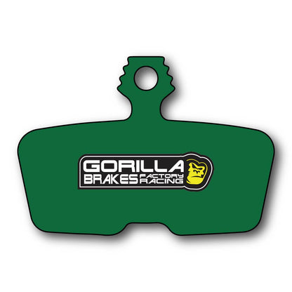Gorilla Brakes Factory Racing disc brake pads compatible with SRAM Code, DB8 and Guide RE – powerful braking for downhill, enduro and e-bikes
