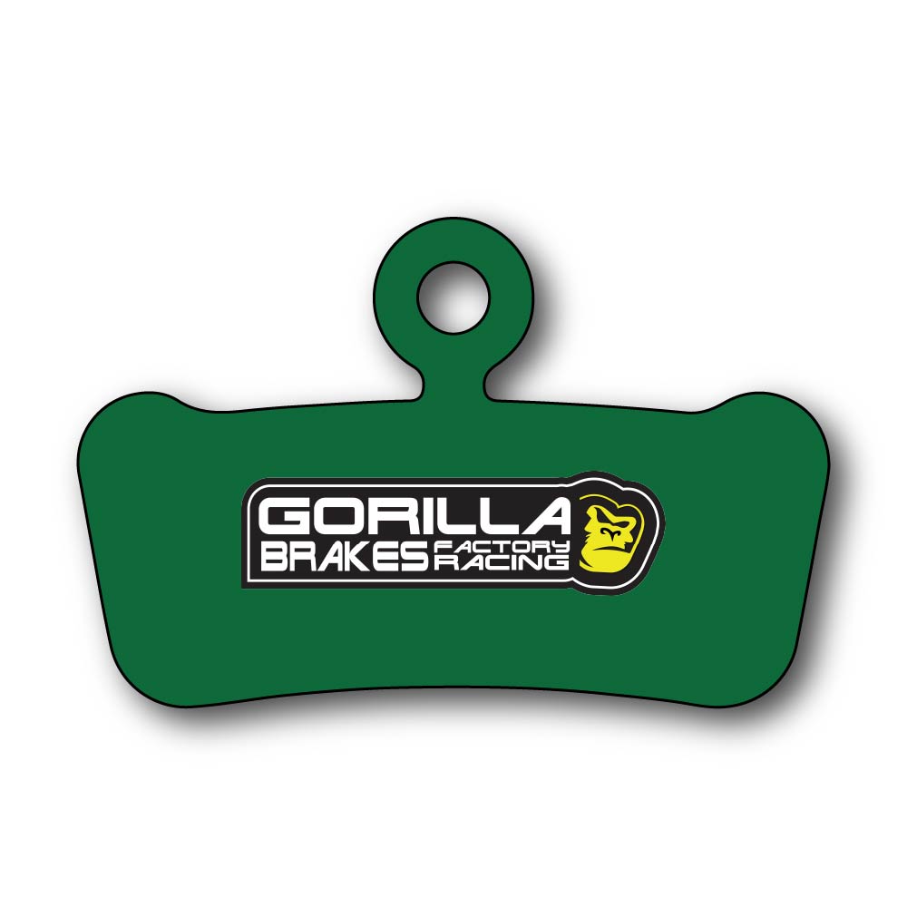 Gorilla Brakes Factory Racing SRAM Guide disc brake pads – powerful, consistent braking for trail and enduro bikes
