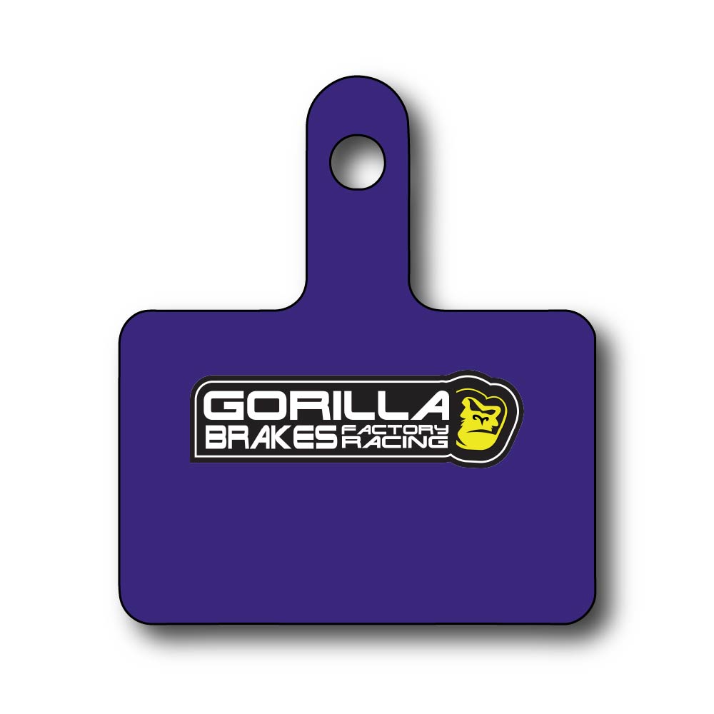 Gorilla Brakes Factory Racing Stealth disc brake pads for Tektro Gemini, Auriga, and Orion 2-piston brakes
