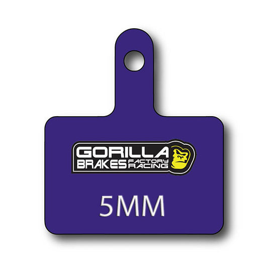 Gorilla Brakes Factory Racing Stealth 5mm P21.11 and E11.11 brake pad for Tektro 2-piston calipers