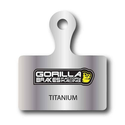 TRP Hylex / Hylex RS / Hydraulic TT – Plaquettes de Frein à Disque Factory Racing Titanium (Flat Mount) | Gorilla Brakes