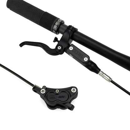 HEL Advocate 4-Piston Hydraulic Disc Brake System - Stealth Black