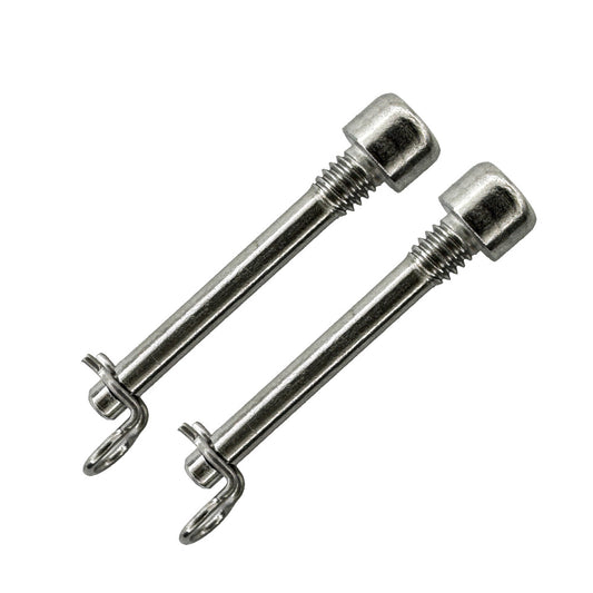 Shimano 4-piston MTB and e-bike brake pad retaining pin kit with stainless steel pins and safety clips