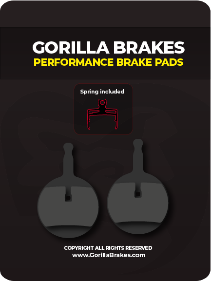 PROMAX Decipher DSK Orange Render Disc brake pads GORILLA BRAKES